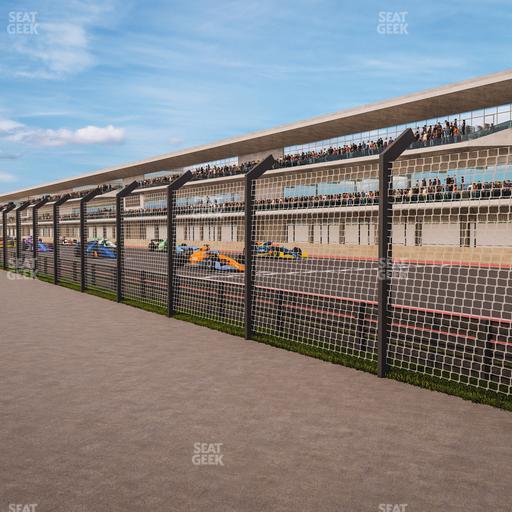 Circuit of The Americas - Section Main Grandstand Loge East Seat View