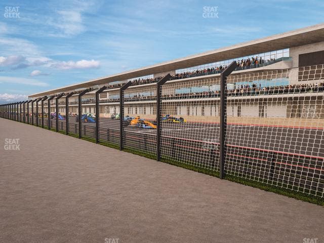Circuit of The Americas - Section Main Grandstand Loge East Seat View