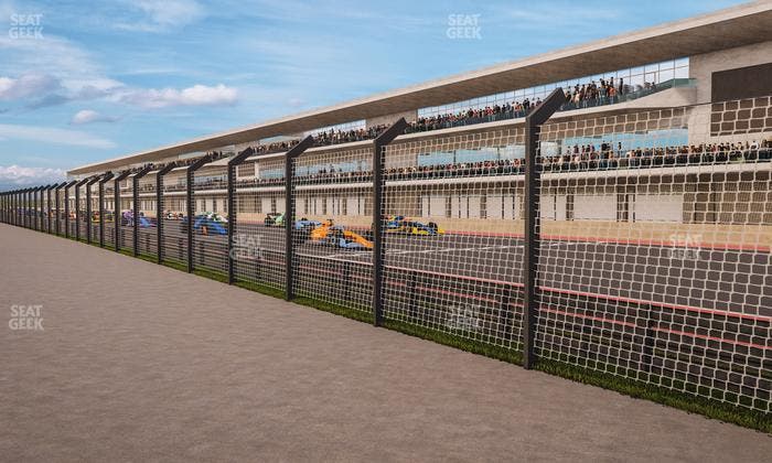 Circuit of The Americas - Section Main Grandstand Loge East Seat View