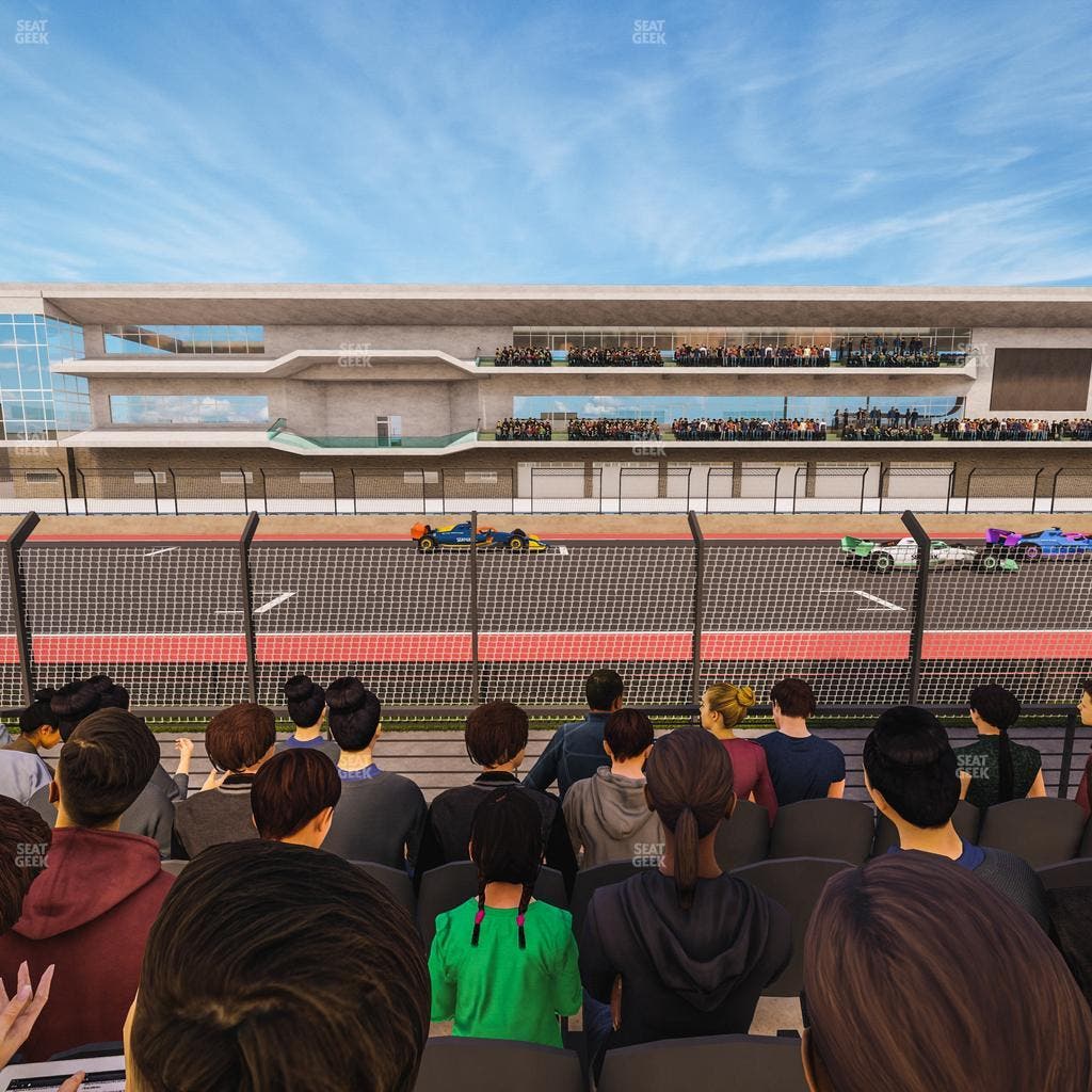 Circuit of The Americas - Section Main Grandstand Lower Level 104 Seat View