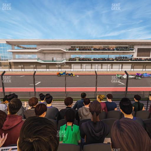 Circuit of The Americas - Section Main Grandstand Lower Level 104 Seat View