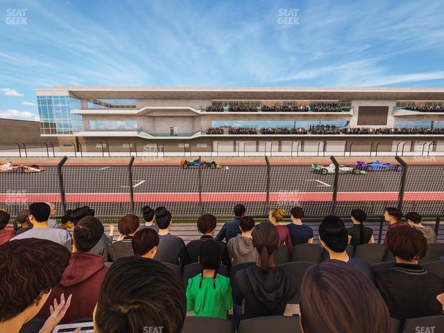 Circuit of The Americas - Section Main Grandstand Lower Level 104 Seat View