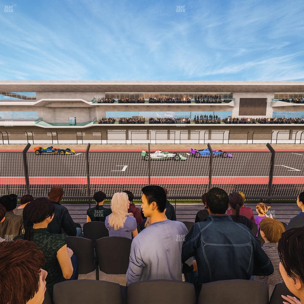 Circuit of The Americas - Section Main Grandstand Lower Level 105 Seat View