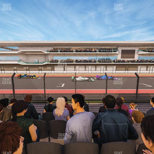 Circuit of The Americas - Section Main Grandstand Lower Level 105 Seat View