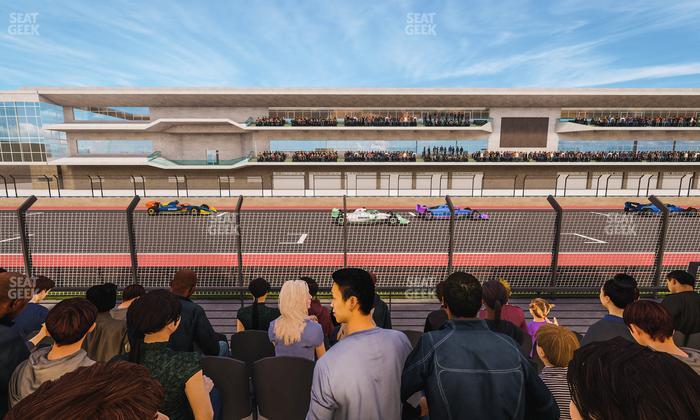 Circuit of The Americas - Section Main Grandstand Lower Level 105 Seat View