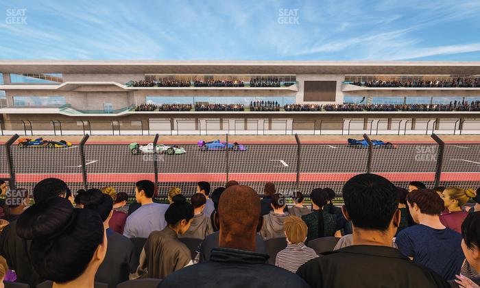 Circuit of The Americas - Section Main Grandstand Lower Level 106 Seat View