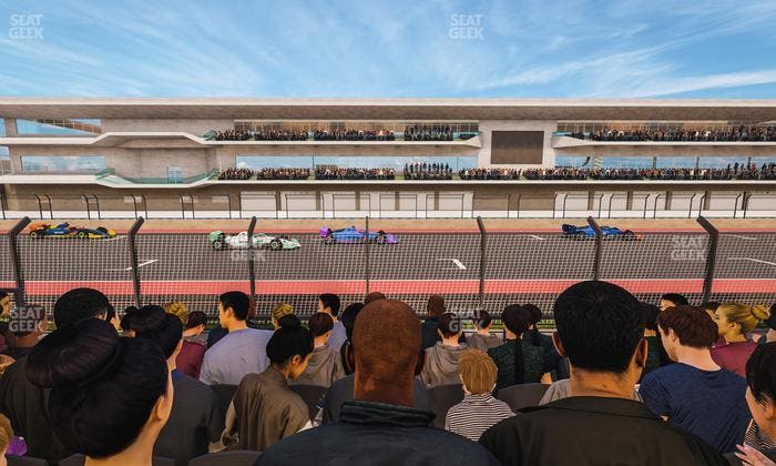 Circuit of The Americas - Section Main Grandstand Lower Level 106 Seat View