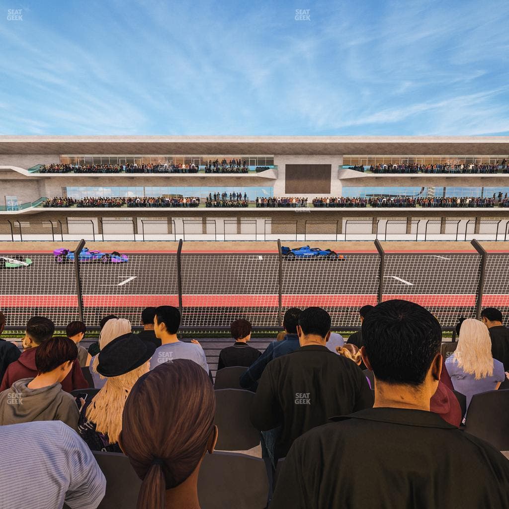 Circuit of The Americas - Section Main Grandstand Lower Level 107 Seat View