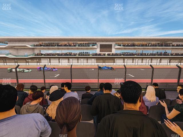 Circuit of The Americas - Section Main Grandstand Lower Level 107 Seat View