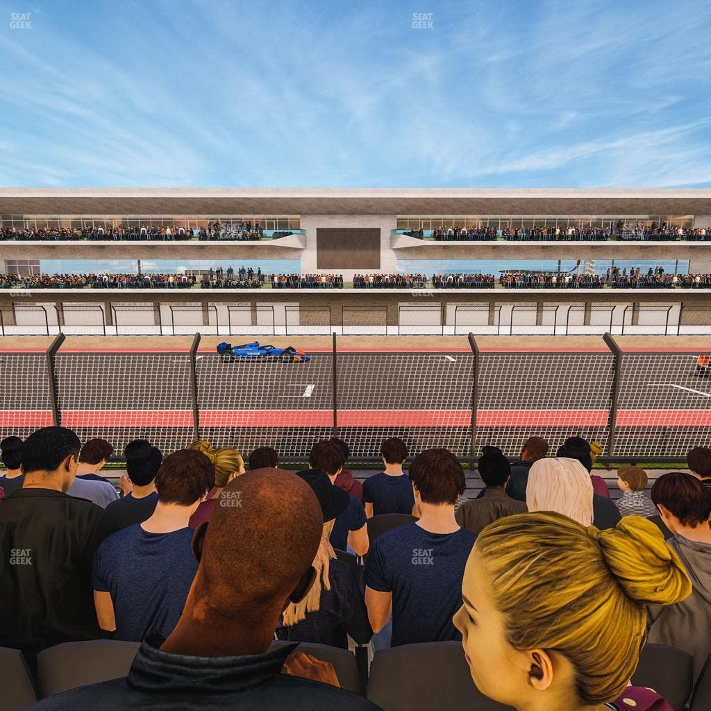 Circuit of The Americas - Section Main Grandstand Lower Level 108 Seat View