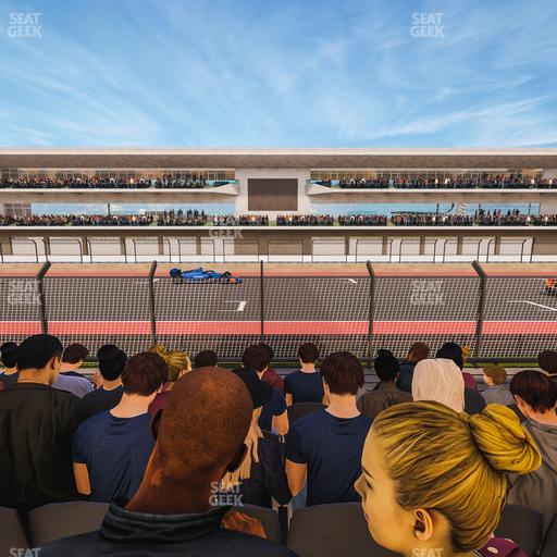Circuit of The Americas - Section Main Grandstand Lower Level 108 Seat View