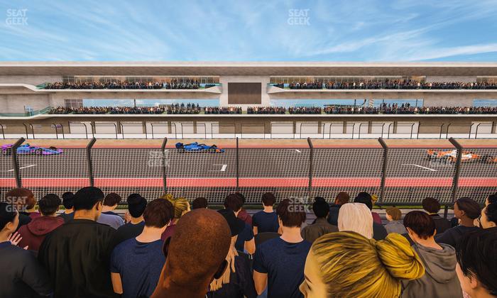 Circuit of The Americas - Section Main Grandstand Lower Level 108 Seat View