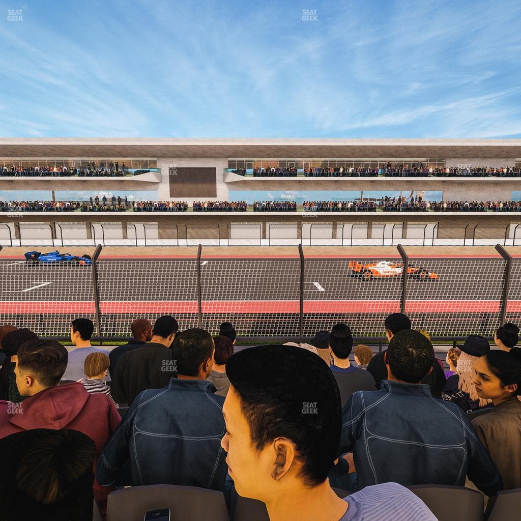 Circuit of The Americas - Section Main Grandstand Lower Level 109 Seat View