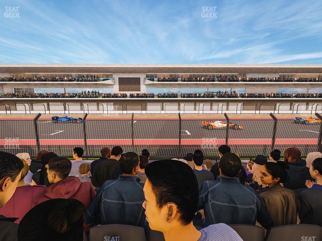 Circuit of The Americas - Section Main Grandstand Lower Level 109 Seat View