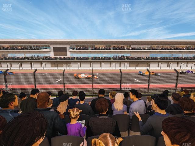 Circuit of The Americas - Section Main Grandstand Lower Level 110 Seat View