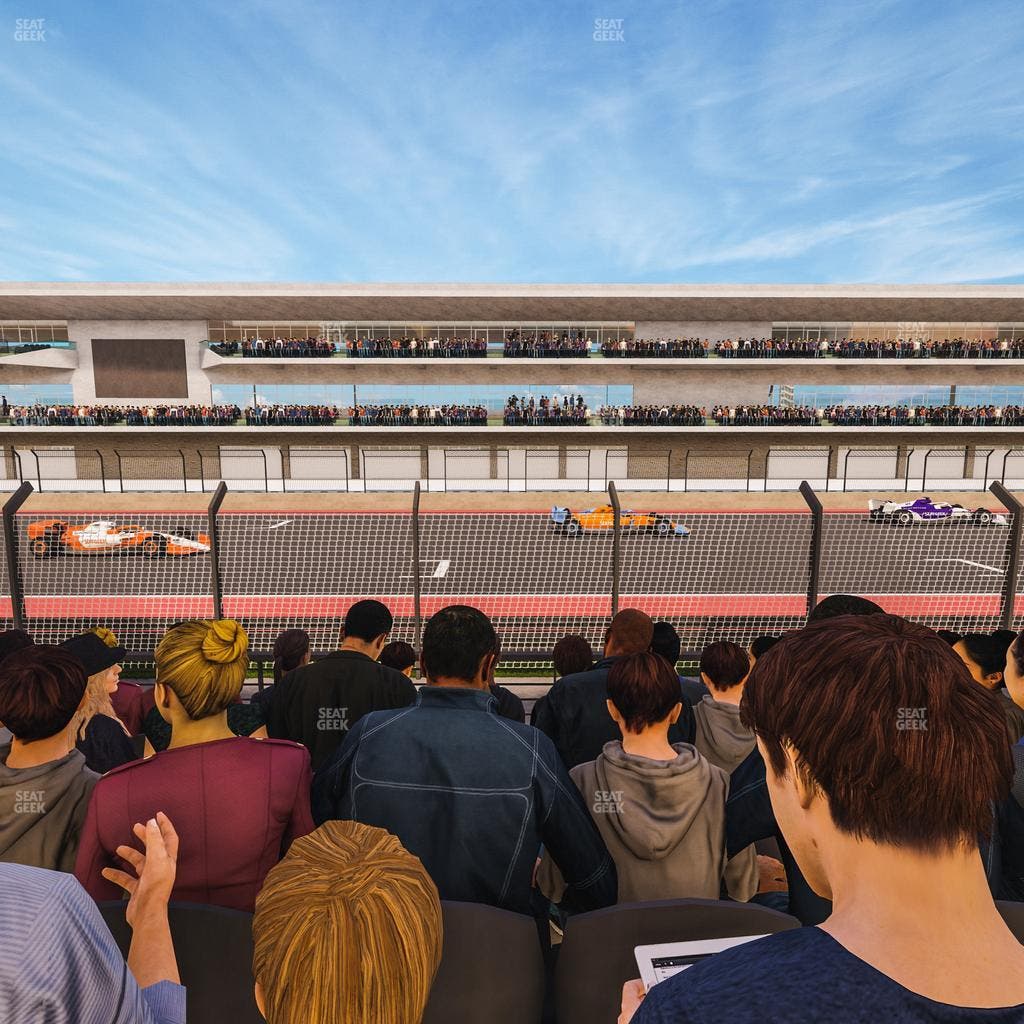 Circuit of The Americas - Section Main Grandstand Lower Level 111 Seat View