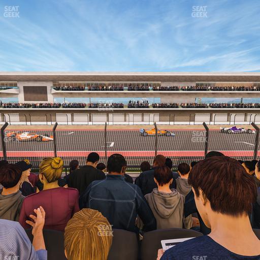 Circuit of The Americas - Section Main Grandstand Lower Level 111 Seat View
