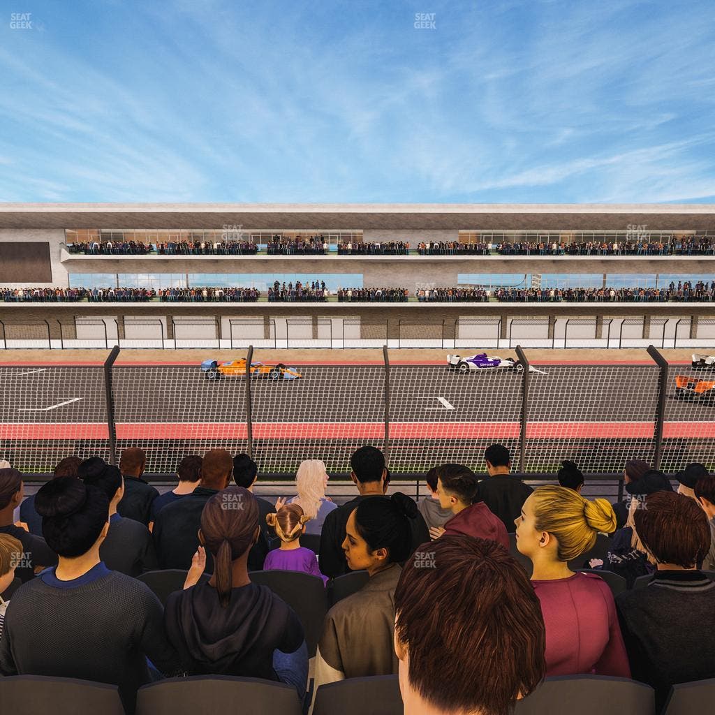 Circuit of The Americas - Section Main Grandstand Lower Level 112 Seat View