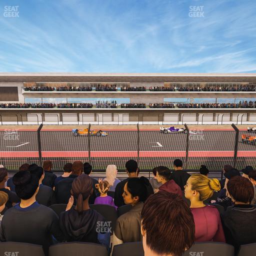 Circuit of The Americas - Section Main Grandstand Lower Level 112 Seat View