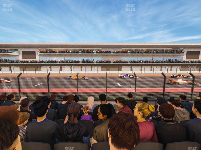 Circuit of The Americas - Section Main Grandstand Lower Level 112 Seat View