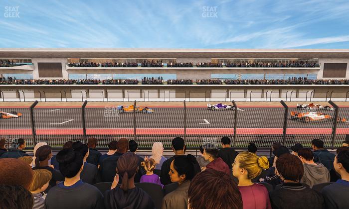 Circuit of The Americas - Section Main Grandstand Lower Level 112 Seat View