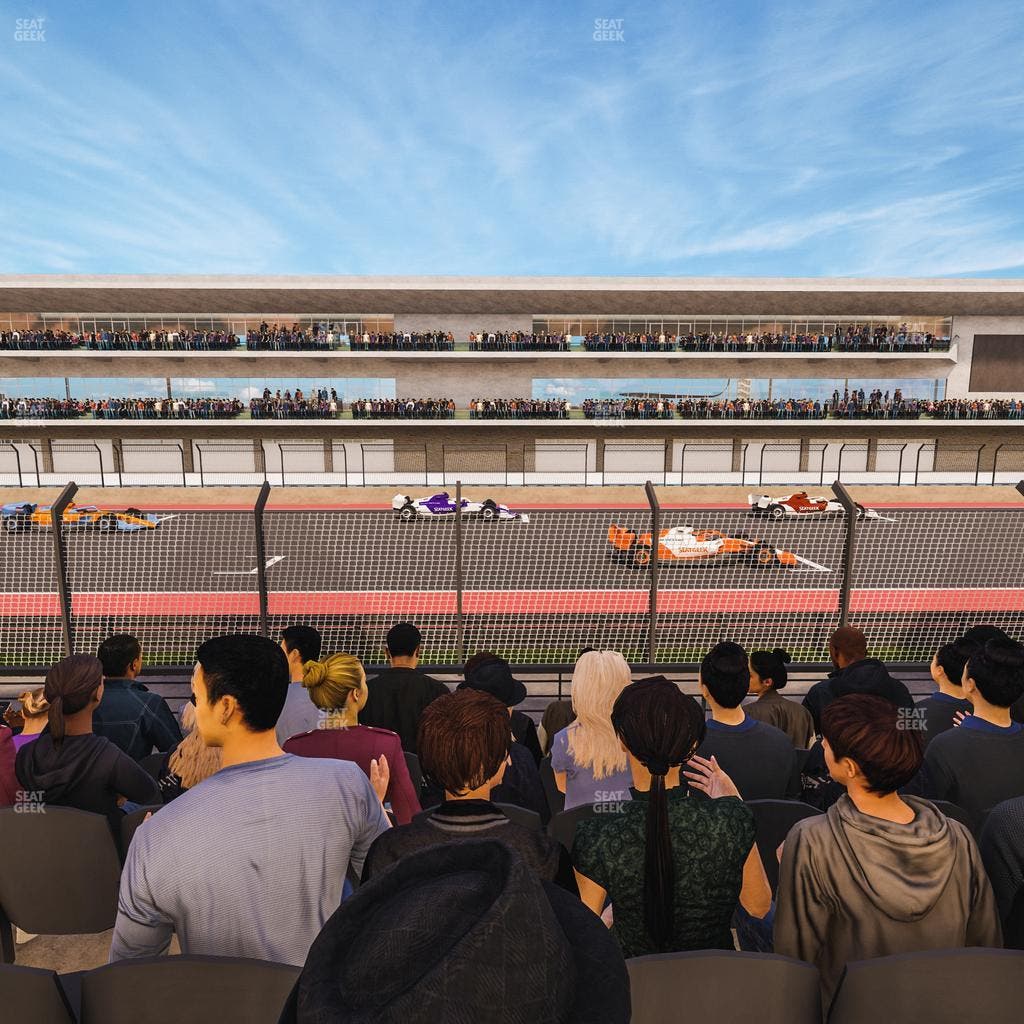 Circuit of The Americas - Section Main Grandstand Lower Level 113 Seat View
