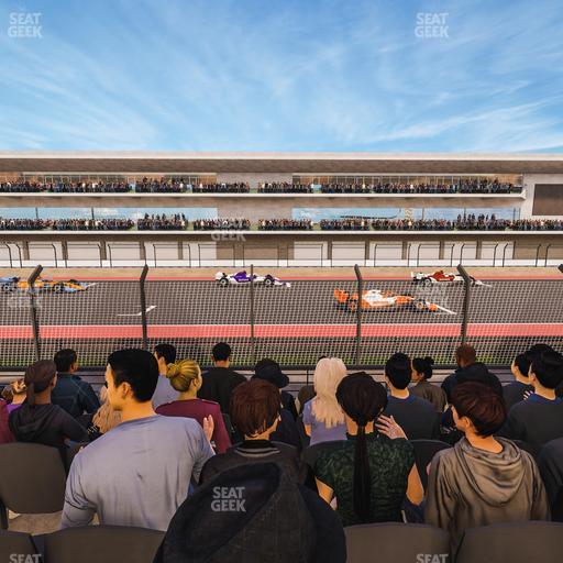 Circuit of The Americas - Section Main Grandstand Lower Level 113 Seat View