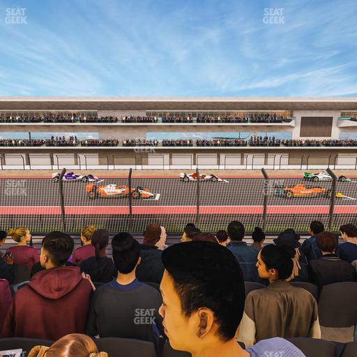 Circuit of The Americas - Section Main Grandstand Lower Level 114 Seat View