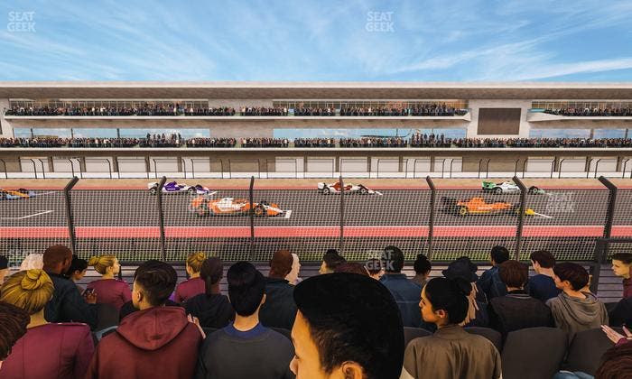 Circuit of The Americas - Section Main Grandstand Lower Level 114 Seat View