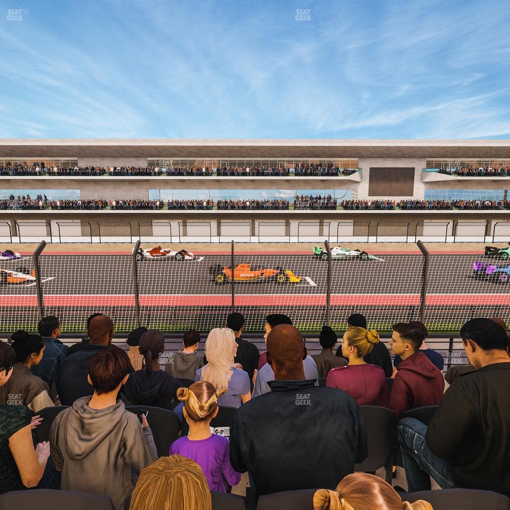 Circuit of The Americas - Section Main Grandstand Lower Level 115 Seat View