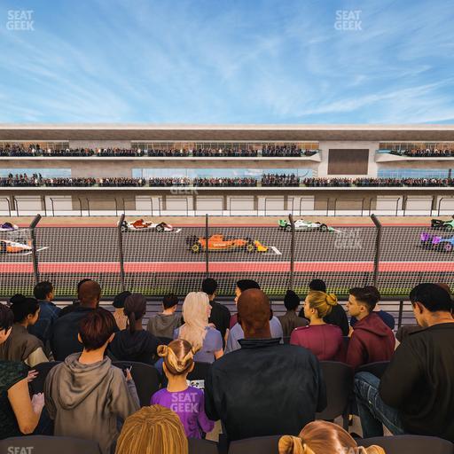 Circuit of The Americas - Section Main Grandstand Lower Level 115 Seat View