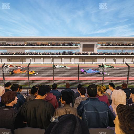Circuit of The Americas - Section Main Grandstand Lower Level 116 Seat View