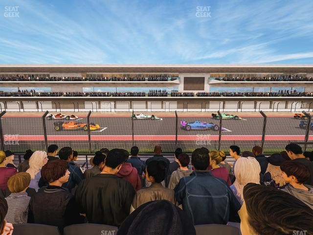 Circuit of The Americas - Section Main Grandstand Lower Level 116 Seat View
