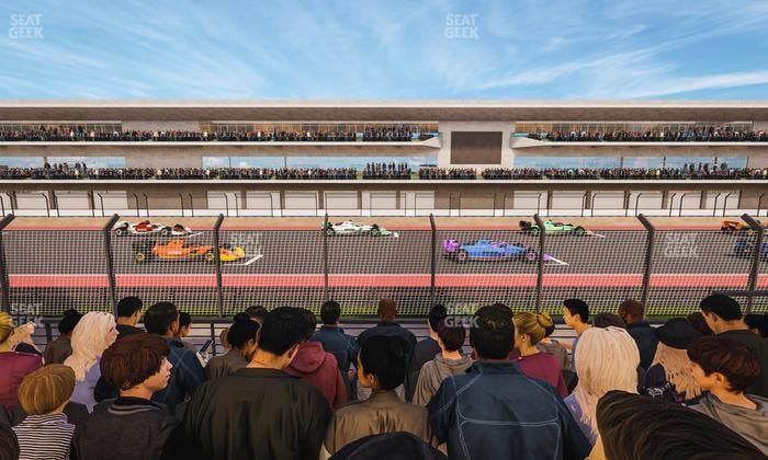 Circuit of The Americas - Section Main Grandstand Lower Level 116 Seat View