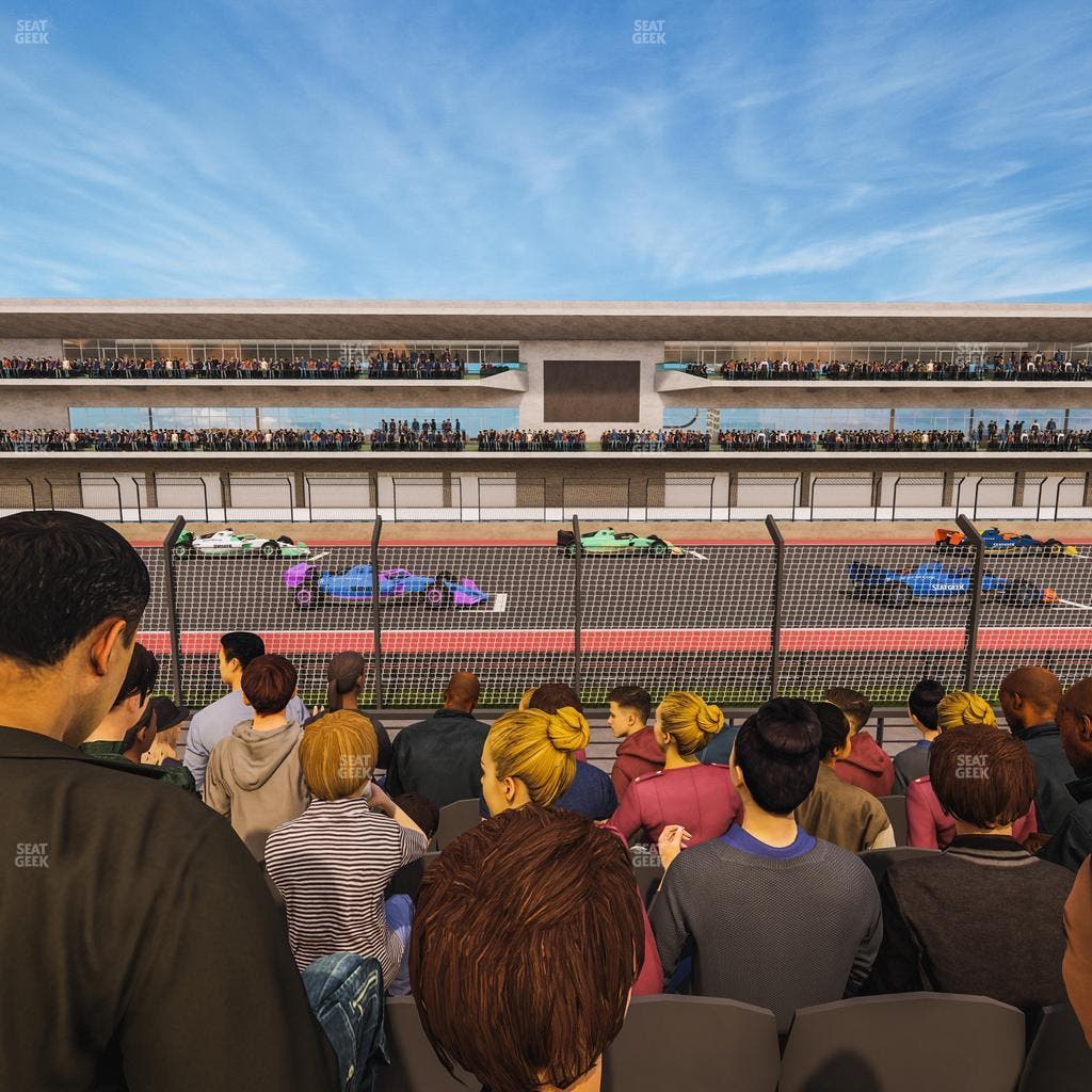 Circuit of The Americas - Section Main Grandstand Lower Level 117 Seat View
