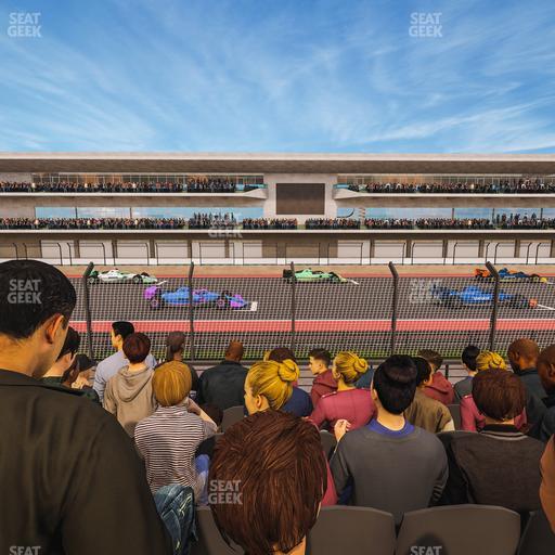 Circuit of The Americas - Section Main Grandstand Lower Level 117 Seat View