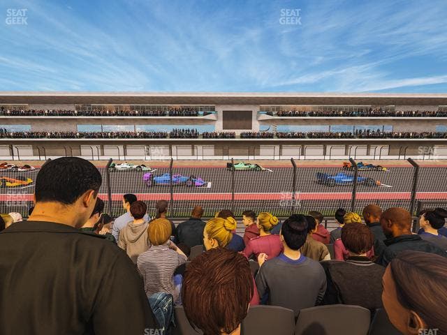 Circuit of The Americas - Section Main Grandstand Lower Level 117 Seat View