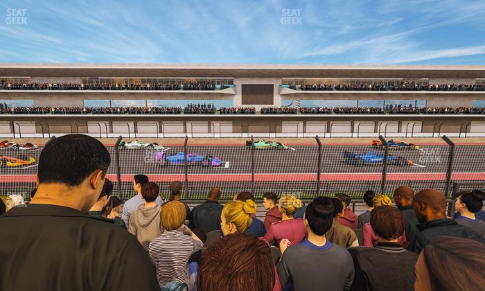 Circuit of The Americas - Section Main Grandstand Lower Level 117 Seat View