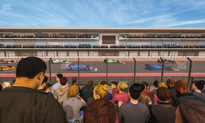 Circuit of The Americas - Section Main Grandstand Lower Level 117 Seat View