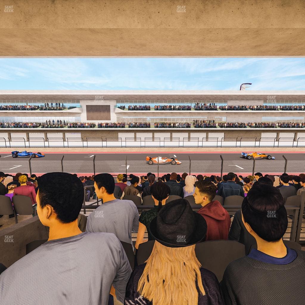 Circuit of The Americas - Section Main Grandstand Mezzanine 10 A Seat View