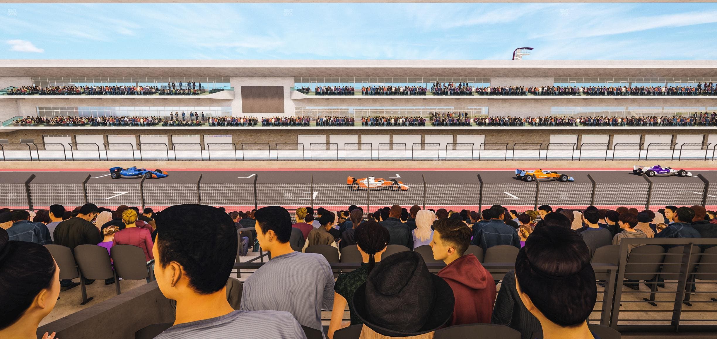 Circuit of The Americas - Section Main Grandstand Mezzanine 10 A Seat View
