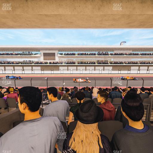 Circuit of The Americas - Section Main Grandstand Mezzanine 10 A Seat View