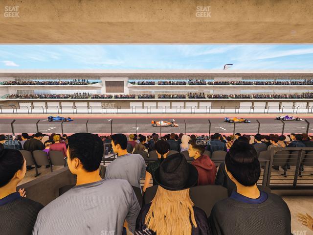 Circuit of The Americas - Section Main Grandstand Mezzanine 10 A Seat View