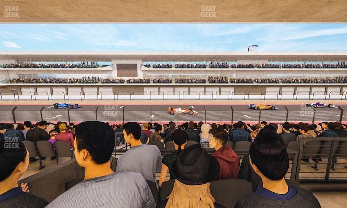 Circuit of The Americas - Section Main Grandstand Mezzanine 10 A Seat View