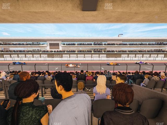 Circuit of The Americas - Section Main Grandstand Mezzanine 10 B Seat View