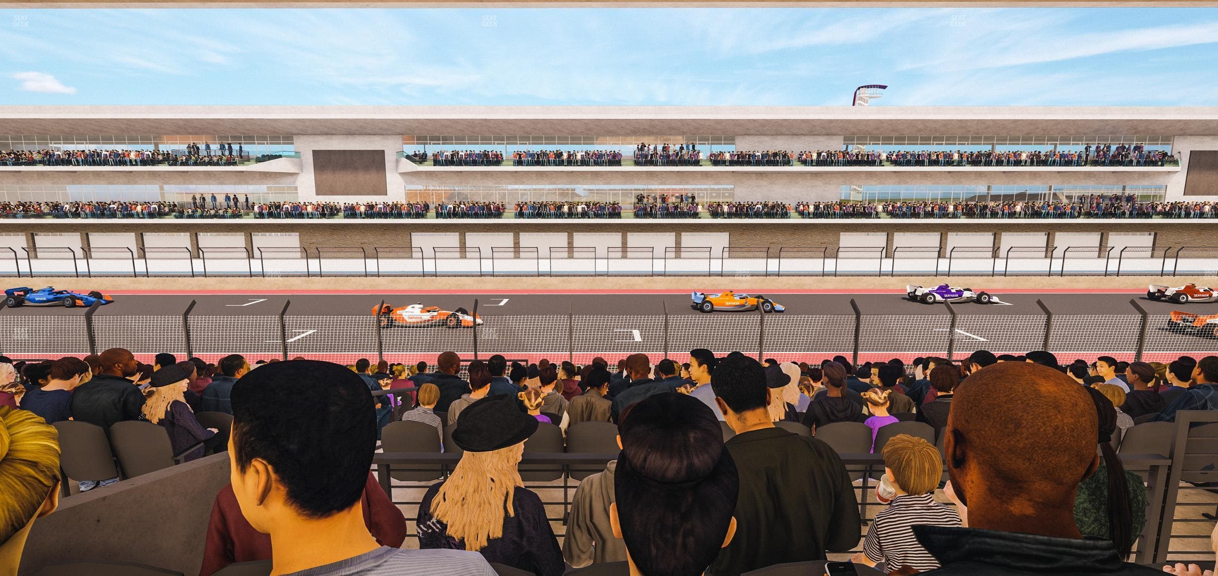 Circuit of The Americas - Section Main Grandstand Mezzanine 11 A Seat View
