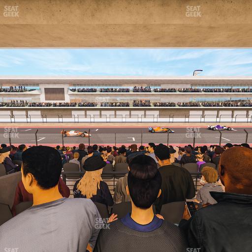 Circuit of The Americas - Section Main Grandstand Mezzanine 11 A Seat View