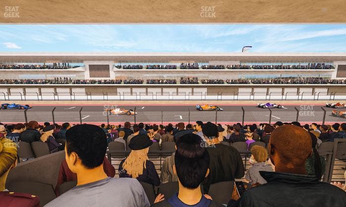 Circuit of The Americas - Section Main Grandstand Mezzanine 11 A Seat View