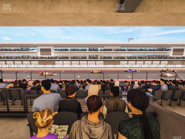 Circuit of The Americas - Section Main Grandstand Mezzanine 11 B Seat View