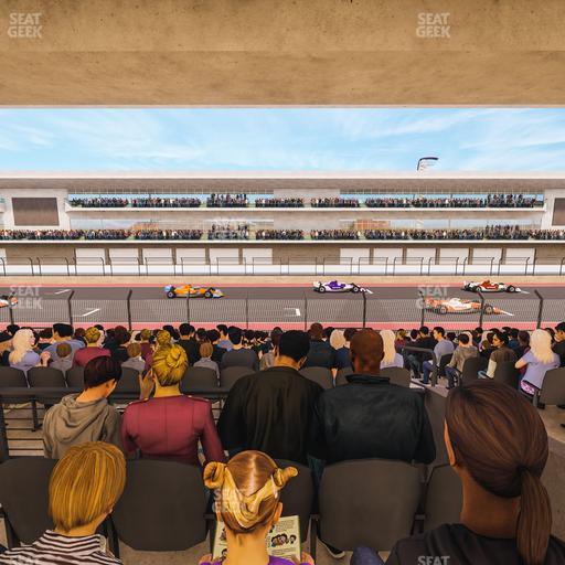 Circuit of The Americas - Section Main Grandstand Mezzanine 12 B Seat View